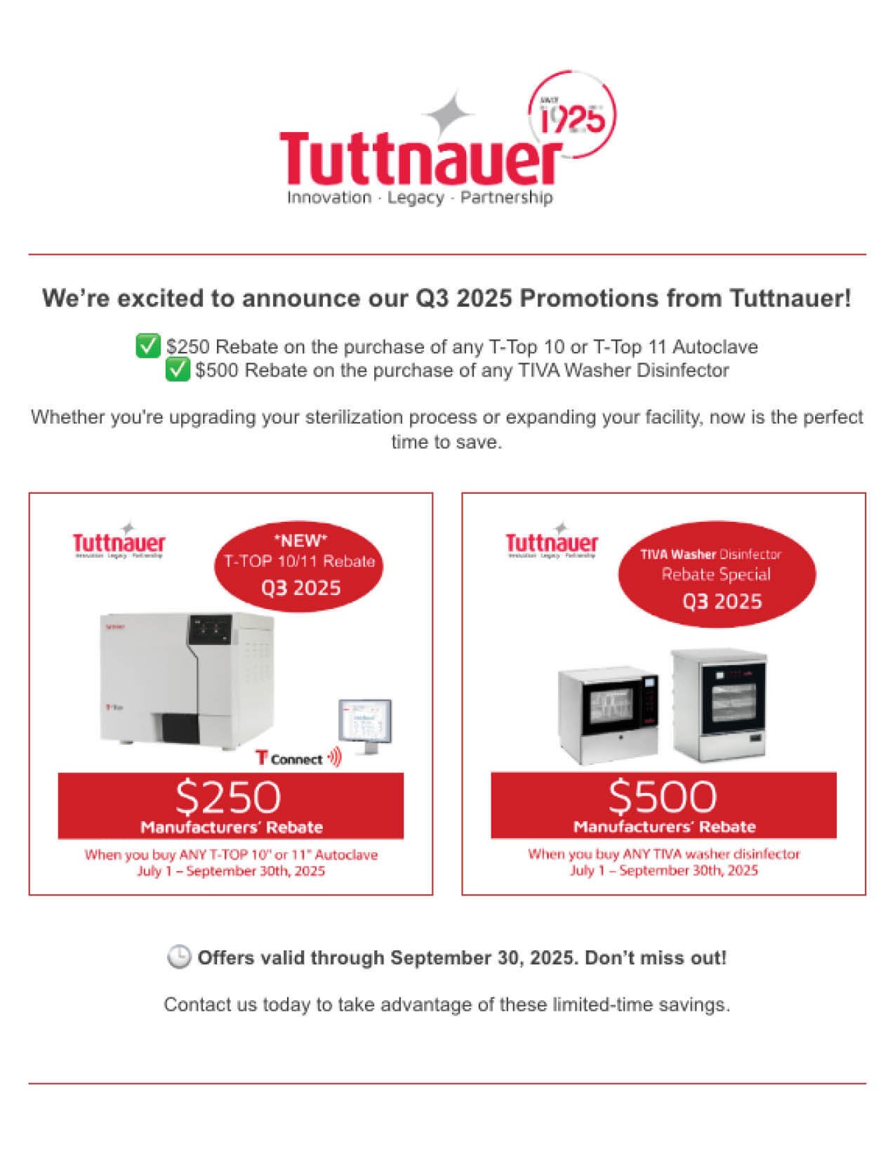2025 Q3 Specials_Tuttnauer