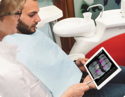Patient with ipad Patient with ipad