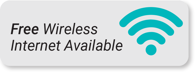 Free Wireless Internet Available